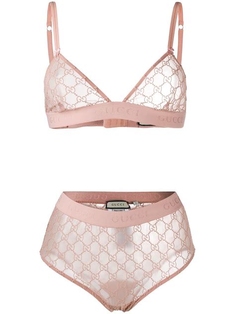 gucci embroidered baby pink bralette|gucci lingerie for women.